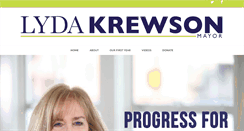 Desktop Screenshot of lydakrewson.com